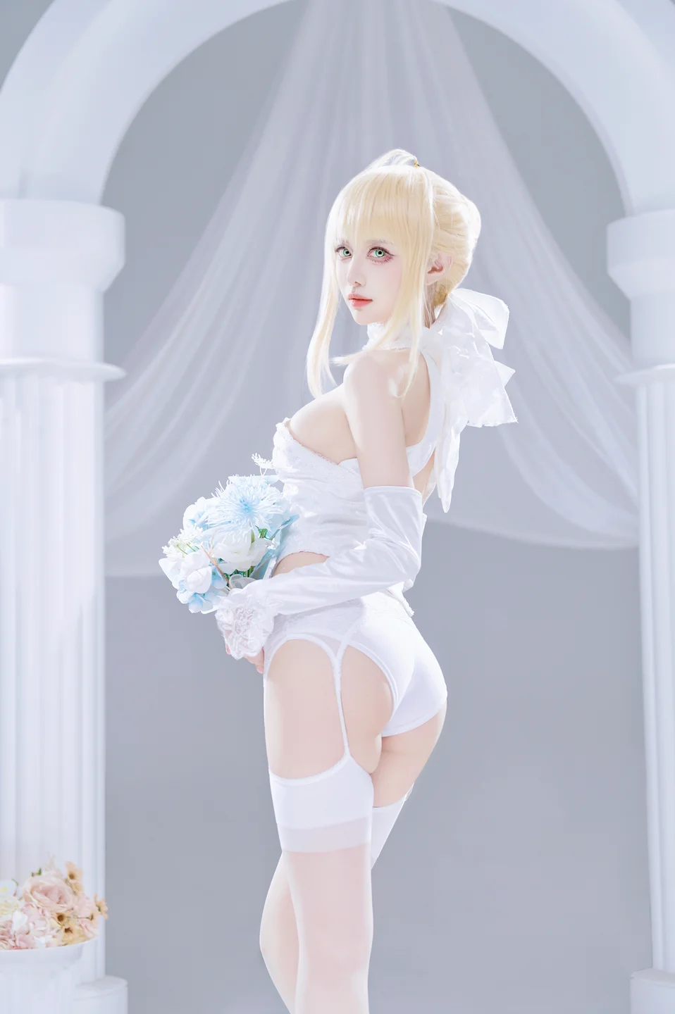 Shika小鹿鹿 - Fate Saber花嫁 [22P-284MB] tg@simisebaisi 【丝足阁】017.webp